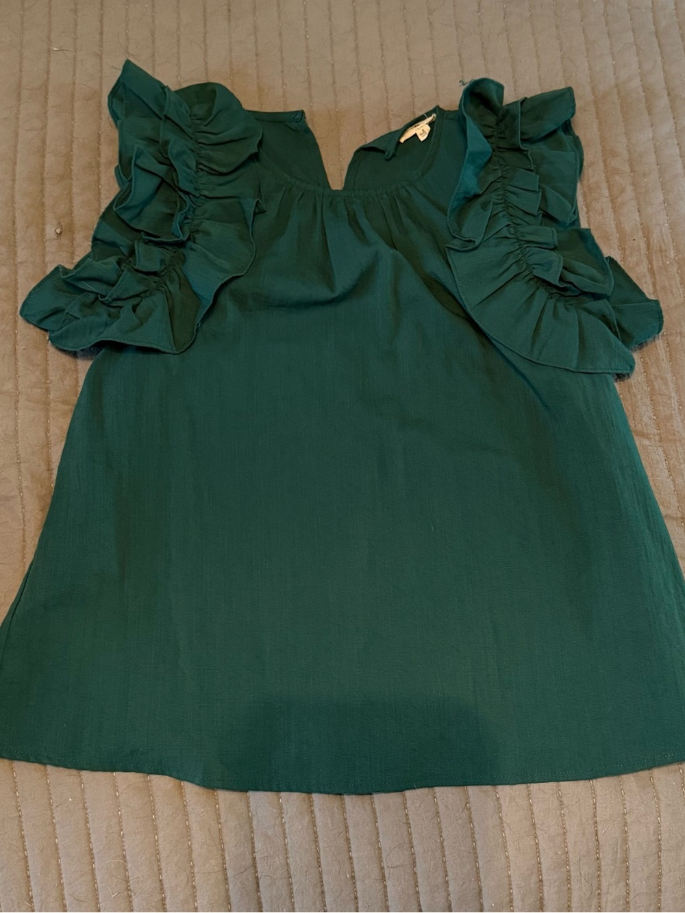 entro Teal Green Knit Top